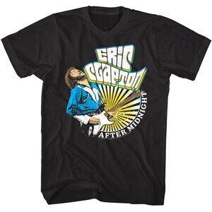 Eric Clapton After Midnight T Shirt Sunburst SIgnature Guitar Shredding 81